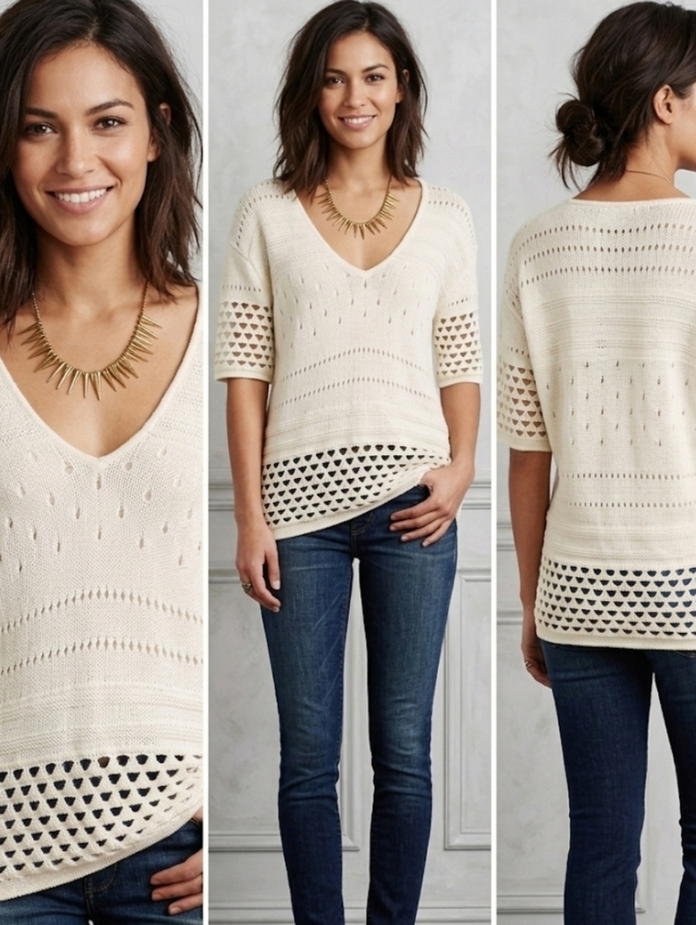𝅺twelfth Street by Cynthia Vincent Sweater Chunky Knit